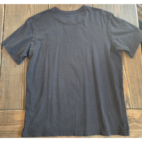 Arbor Organic Cotton T Shirt Small Black Wild High & Free Graphic Crew Tee Soft - Picture 2 of 6